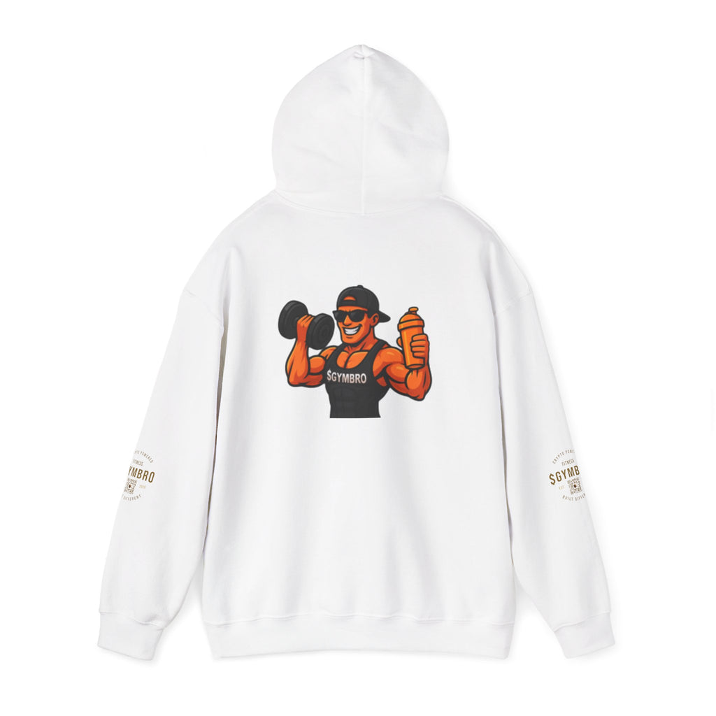 Weightlifter Logo Hoodie — Retro Muscle Gym Sweatshirt