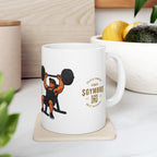 Gym Bro Fitness Mug — 'GymBro' Weightlifting Ceramic Coffee Cup (11oz/15oz)