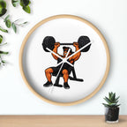 Weightlifter Wall Clock — Gym Decor Motivational Fitness Clock