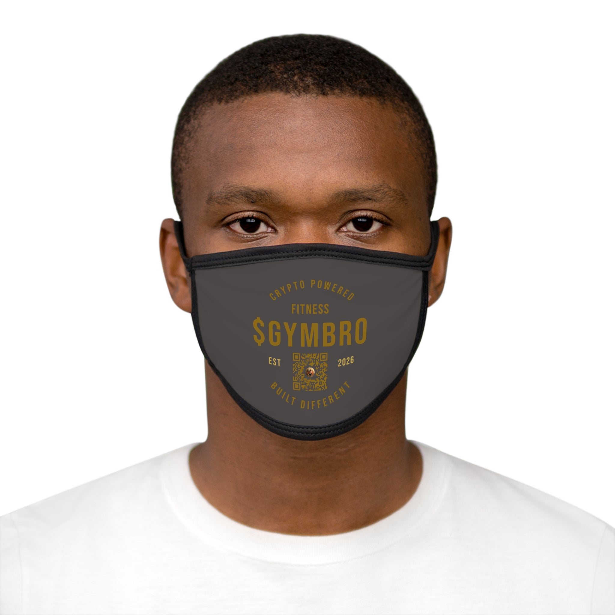 SGYMBRO Fitness Face Mask — Athletic Protective Mask with Vintage Gym Logo