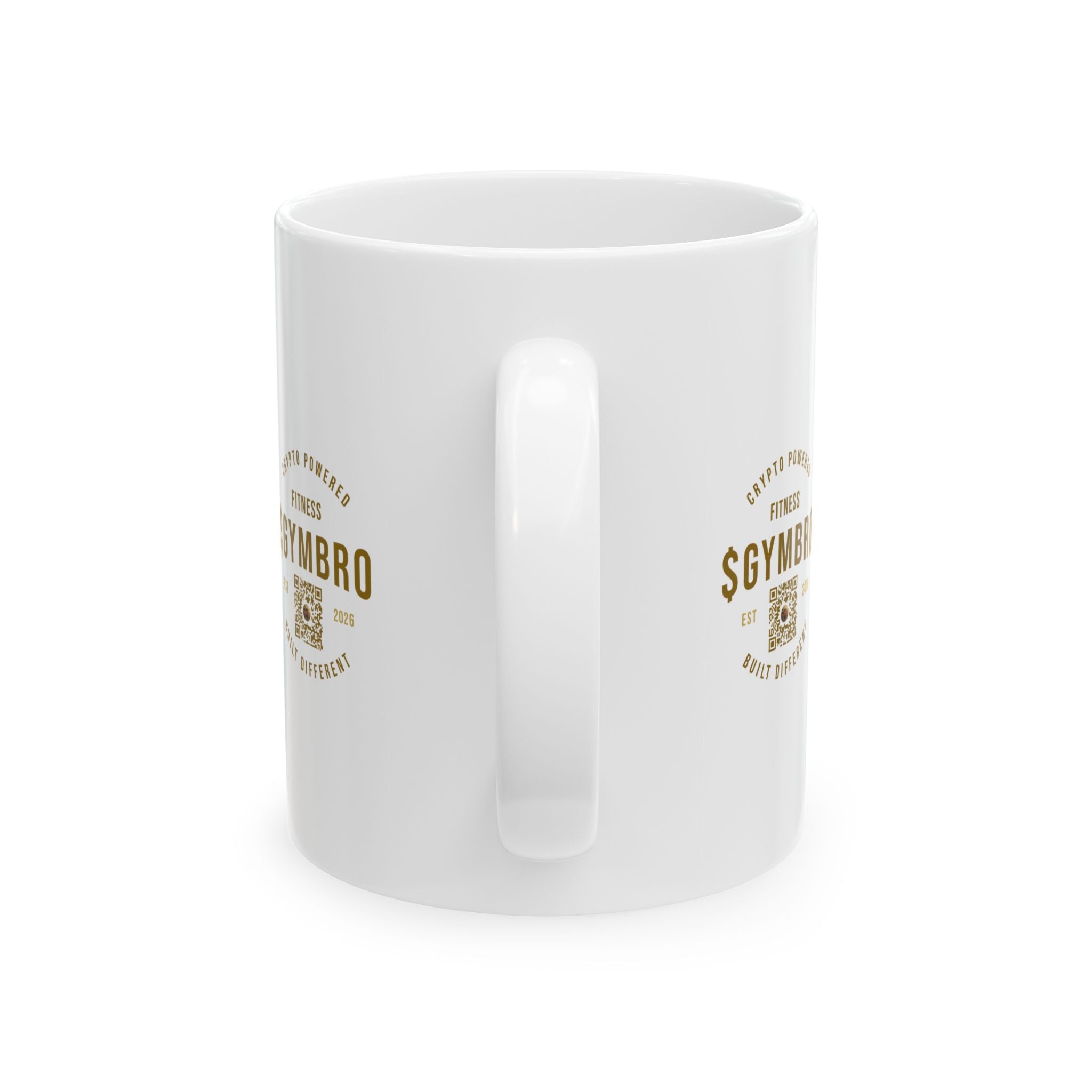 Gym Bro Fitness Mug — 'GymBro' Weightlifting Ceramic Coffee Cup (11oz/15oz)