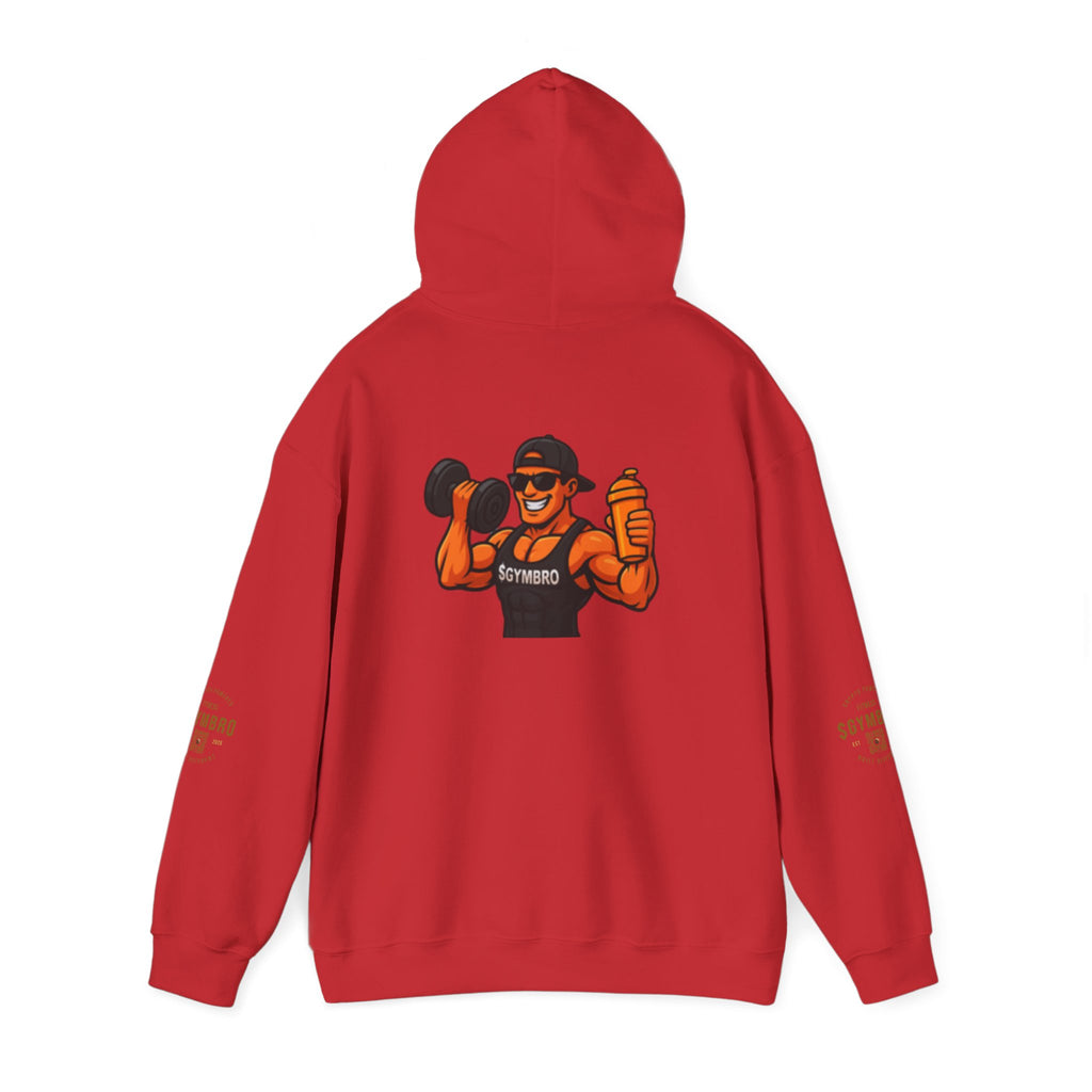 Weightlifter Logo Hoodie — Retro Muscle Gym Sweatshirt