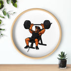 Weightlifter Wall Clock — Gym Decor Motivational Fitness Clock