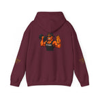 Weightlifter Logo Hoodie — Retro Muscle Gym Sweatshirt