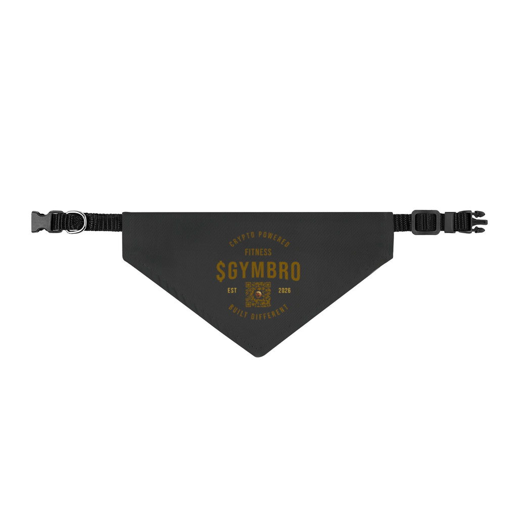 Gym Bro Clip-On Pet Bandana — 'GYMBRO' Fitness Dog/Cat Accessory