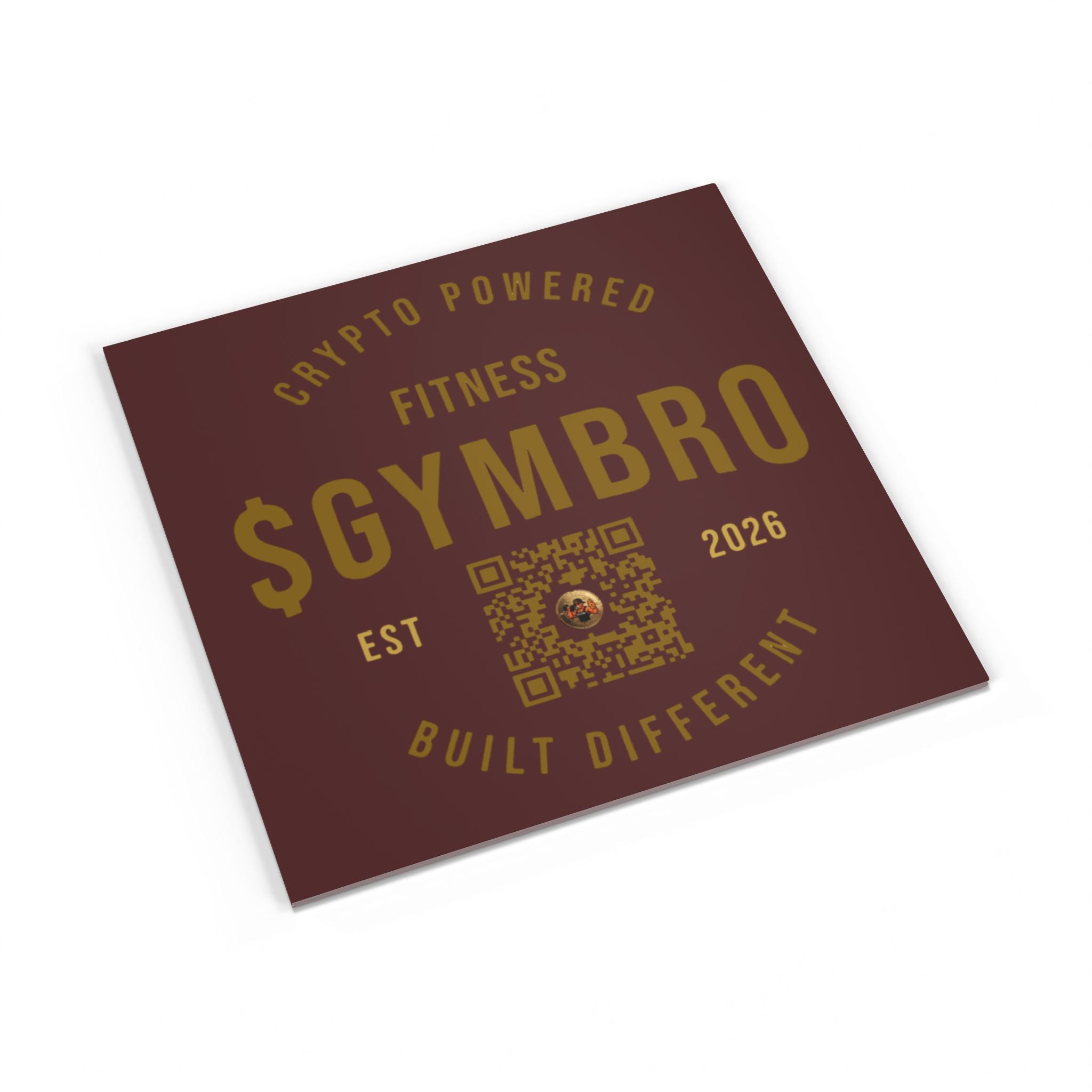 Softcover Photo Book — GymBro Fitness Crypto-Themed Workout Memories