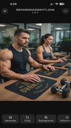 Gaming Mouse Pad — GYMBRO Crypto-Powered Fitness Mouse Pad (Built Different)